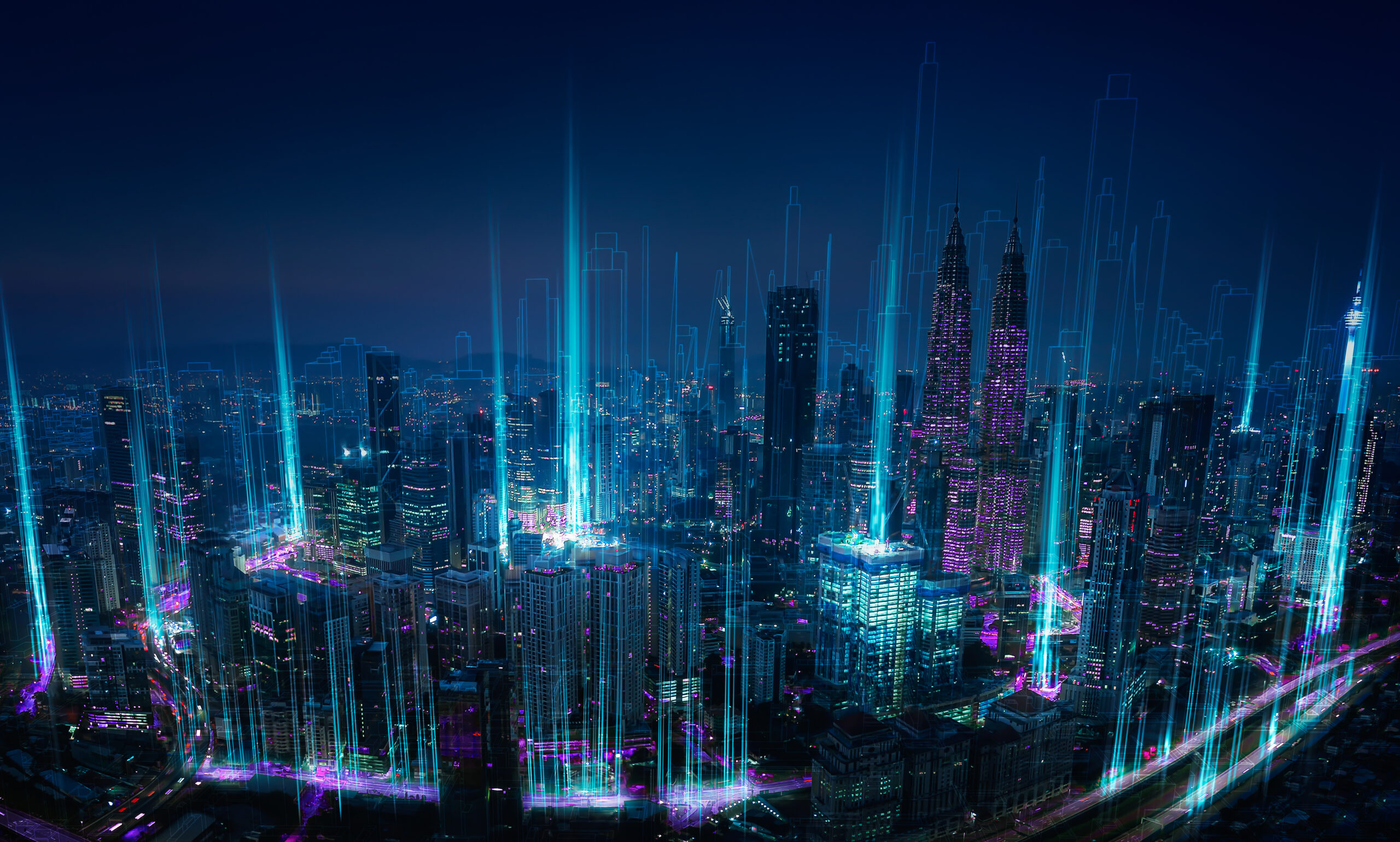 Background Image - Modern abstract cityscape
